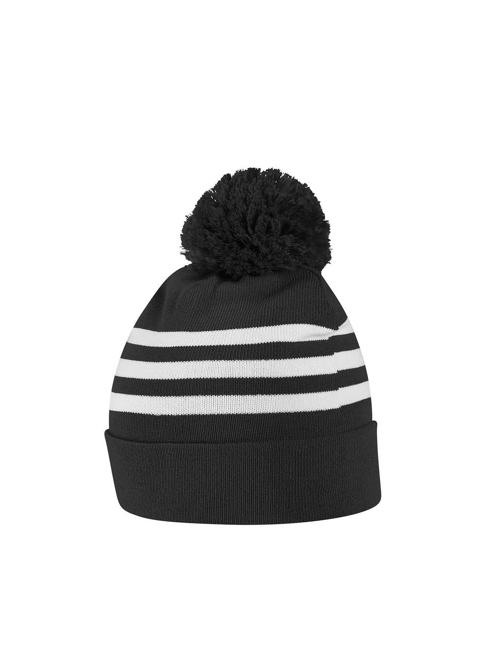 Adidas Cappello Unisex Pompom Beanie It4630 Nero bianco POMPOM