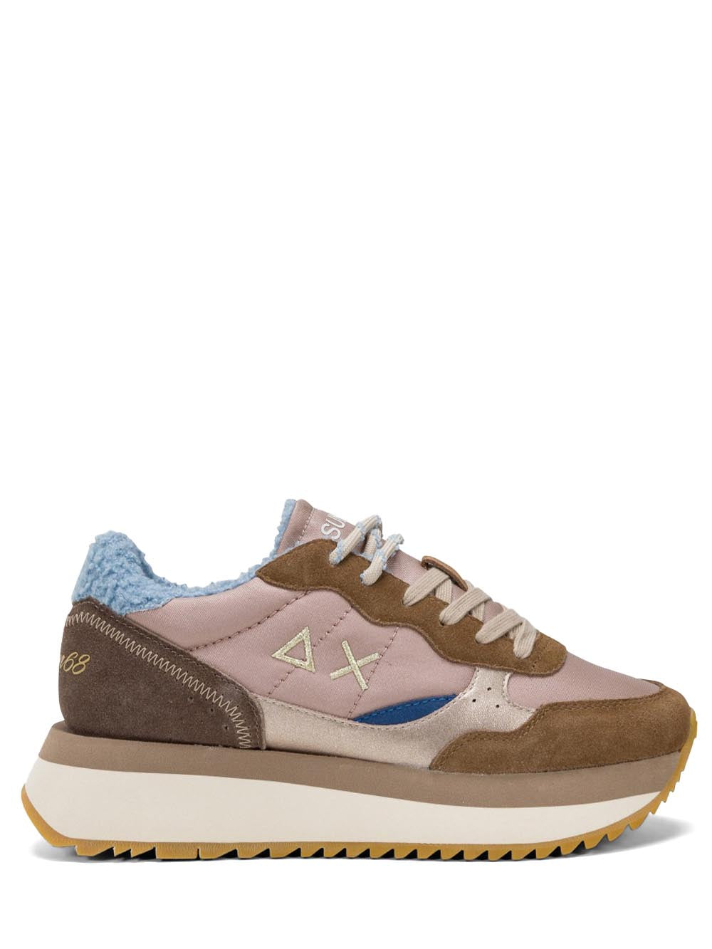 aaaoi SUN68 Sneakers Donna Z44213 Big Ally Winter Marrone/Rosa Z44213