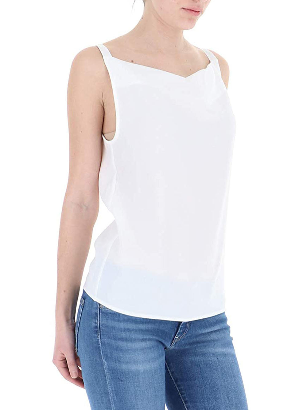 Armani Exchange Top Donna Bianco
