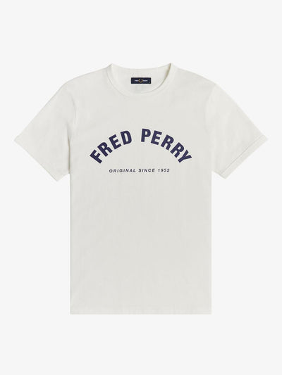 Fred Perry T-shirt Uomo Panna