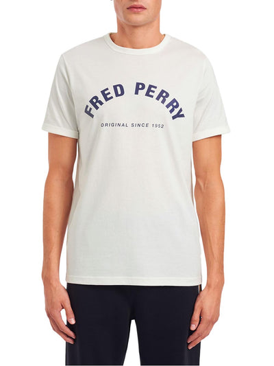 Fred Perry T-shirt Uomo Panna
