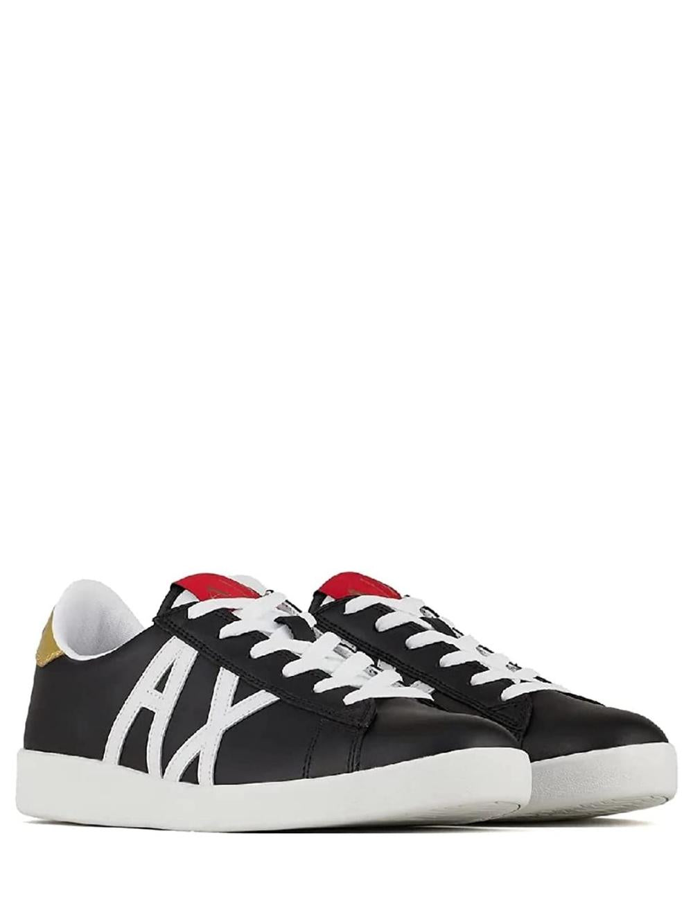 Armani Exchange Sneakers Uomo Nero/Bianco/Oro