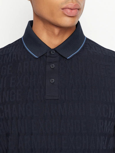 Armani Exchange Polo Uomo Blu