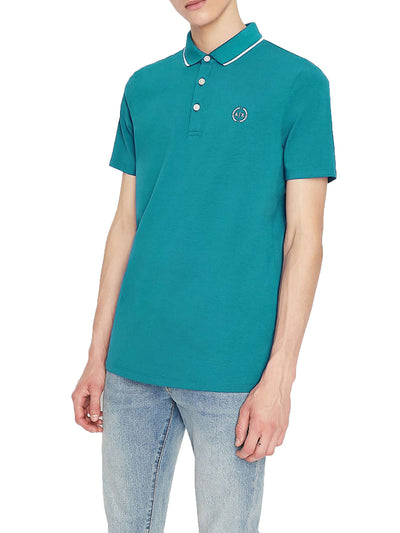 Armani Exchange Polo Uomo Turchese