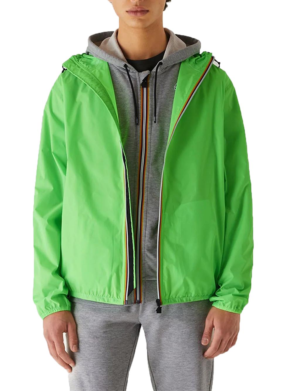 K-Way Giubbino Unisex Verde fluo