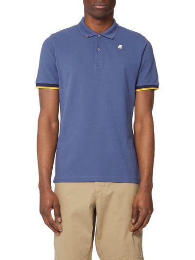 K-Way Polo Uomo Bluette