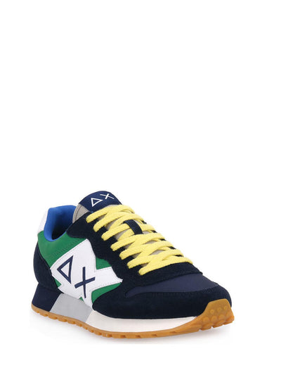 SUN68 Sneakers Uomo Blu/verde