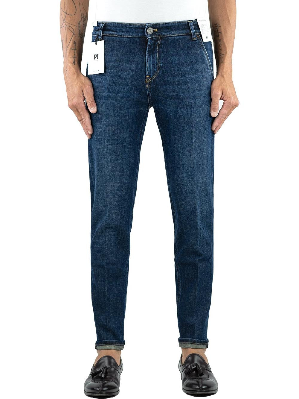 Pt Torino Jeans Uomo Scuro