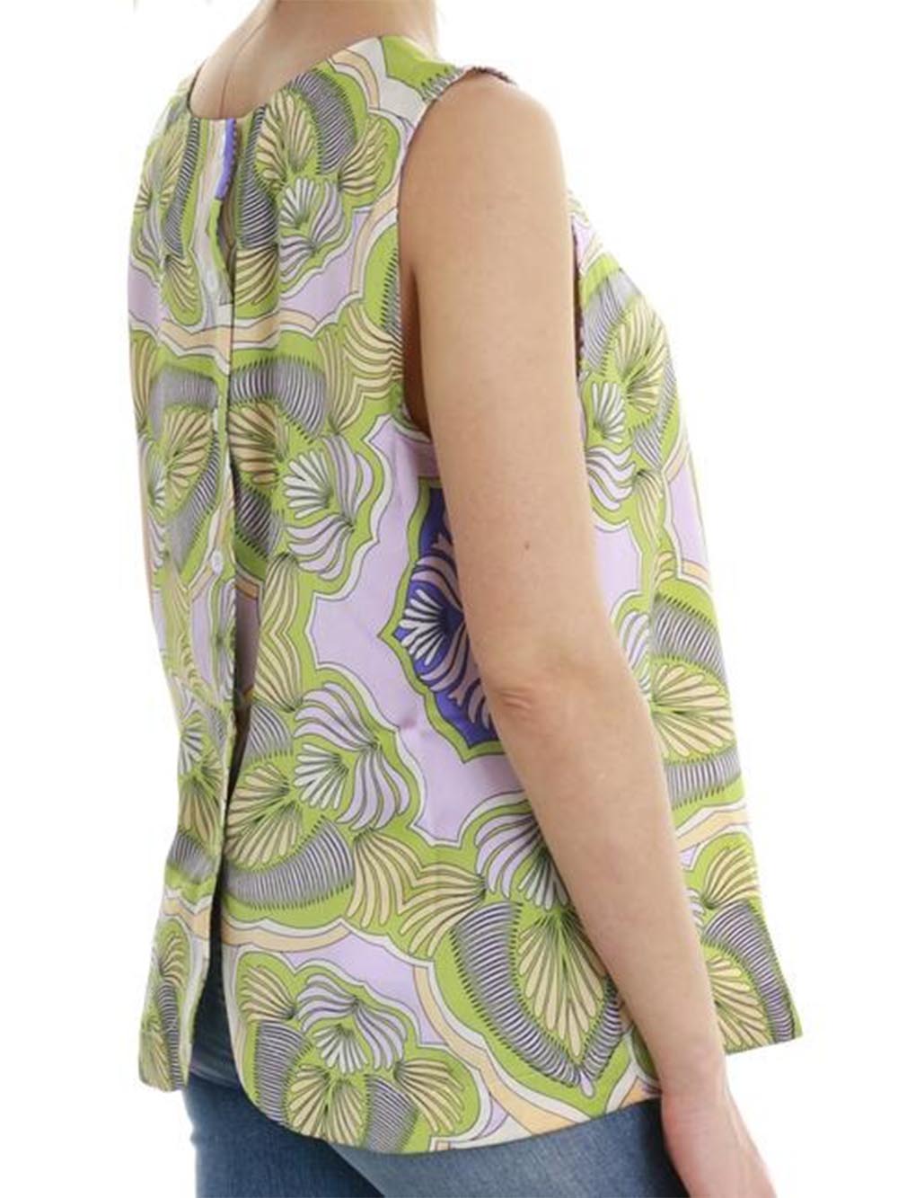 ANONYME Top Donna Tunde A144st057 Verde