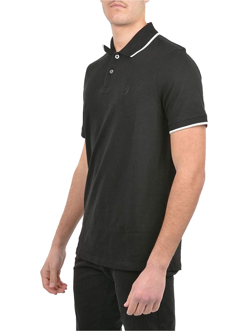 Armani Exchange Polo Uomo 8nzf75 Z8m5z Nero