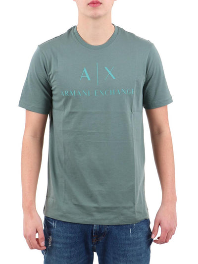 Armani Exchange T-shirt Uomo Verde salvia