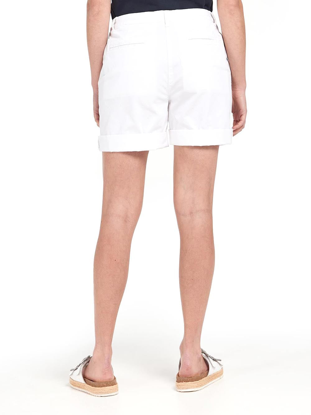 Barbour Bermuda Donna Bianco