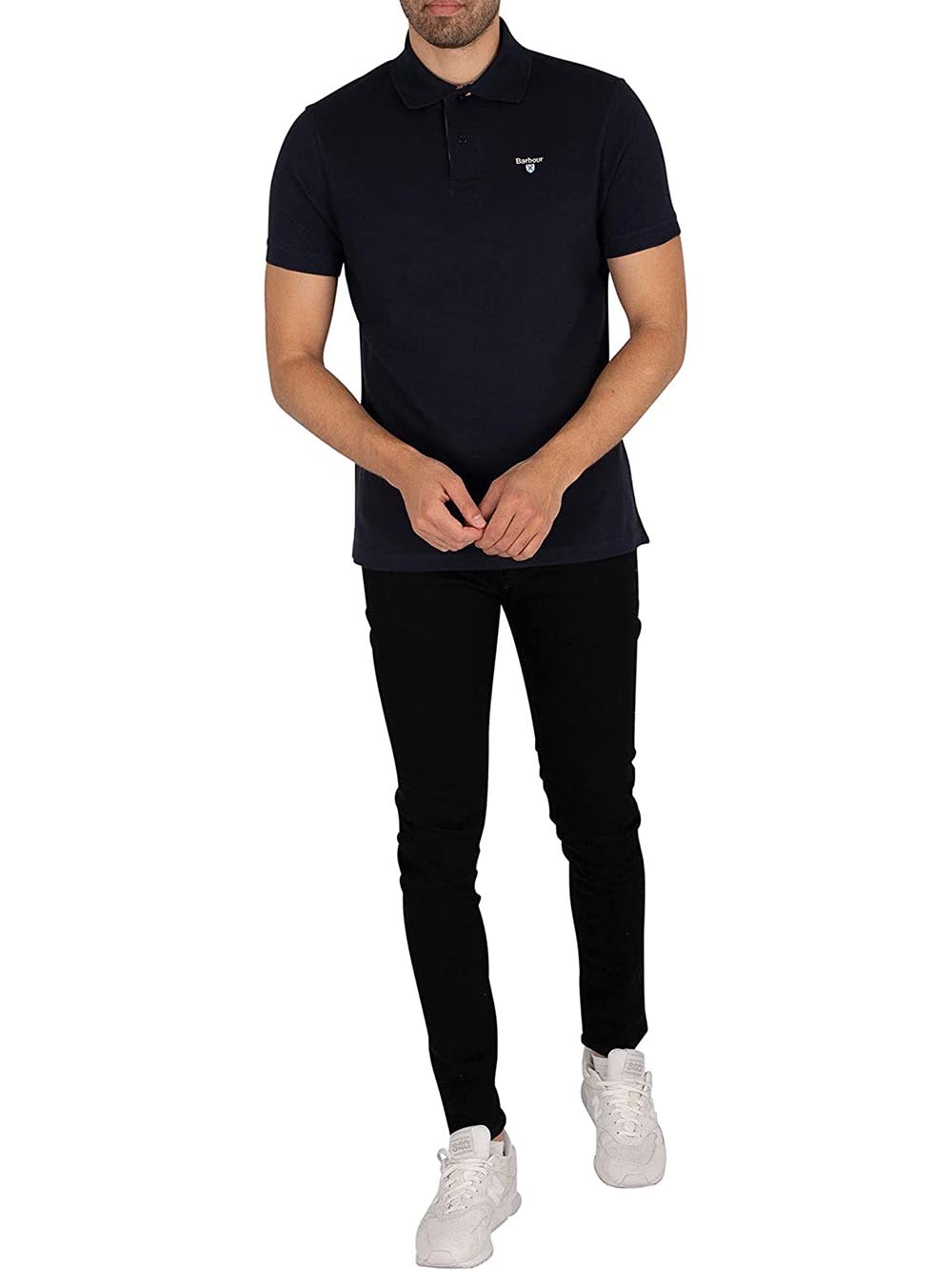 Barbour Polo Uomo Blu