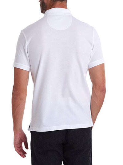 Barbour Polo Uomo Bianco