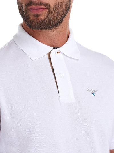 Barbour Polo Uomo Bianco