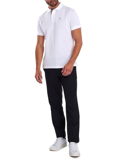 Barbour Polo Uomo Bianco