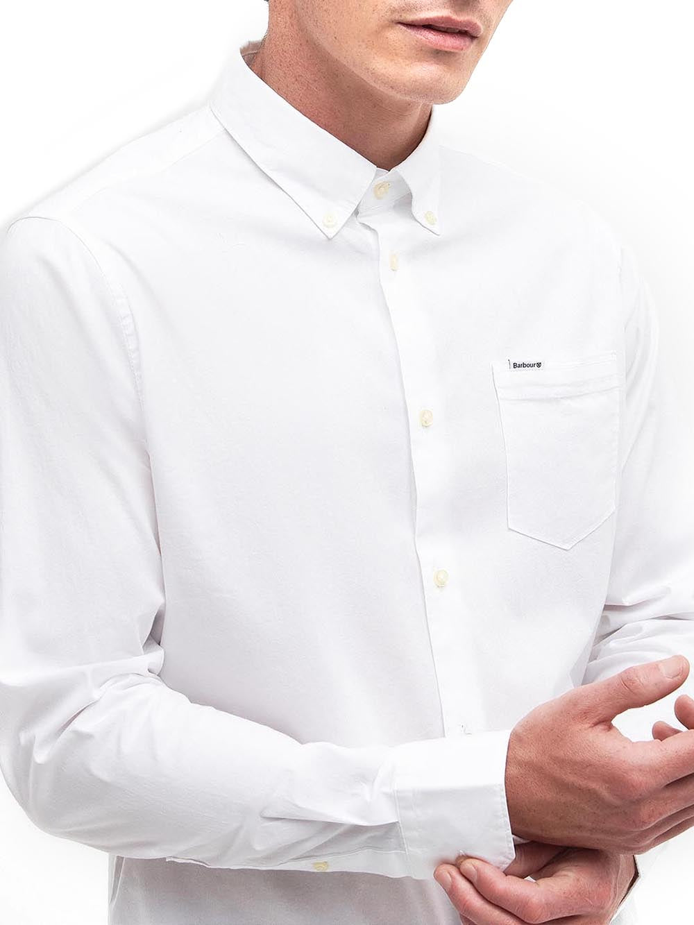 Barbour Camicia Uomo Bianco