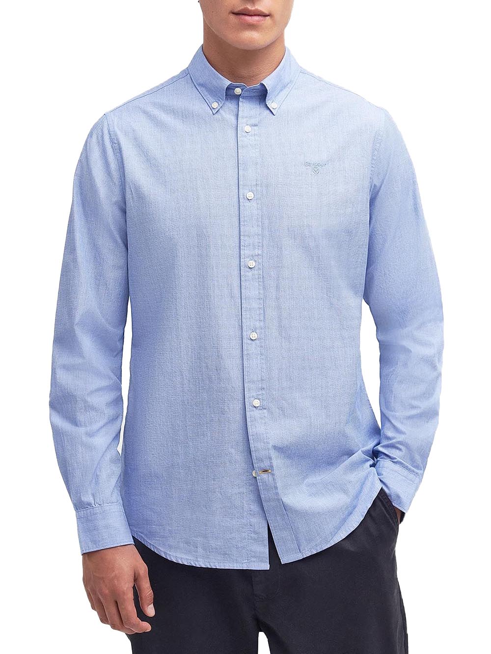 Barbour Camicia Uomo Celeste