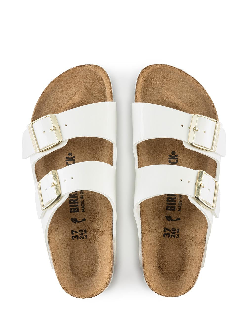 Birkenstock Sandalo Donna Arizona Bs 1005294 Bianco