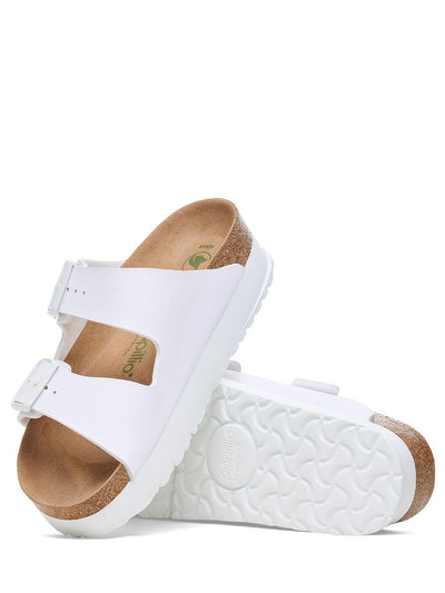 Birkenstock Sandalo Donna Arizona Pap Flex Platform 1027416 Bianco
