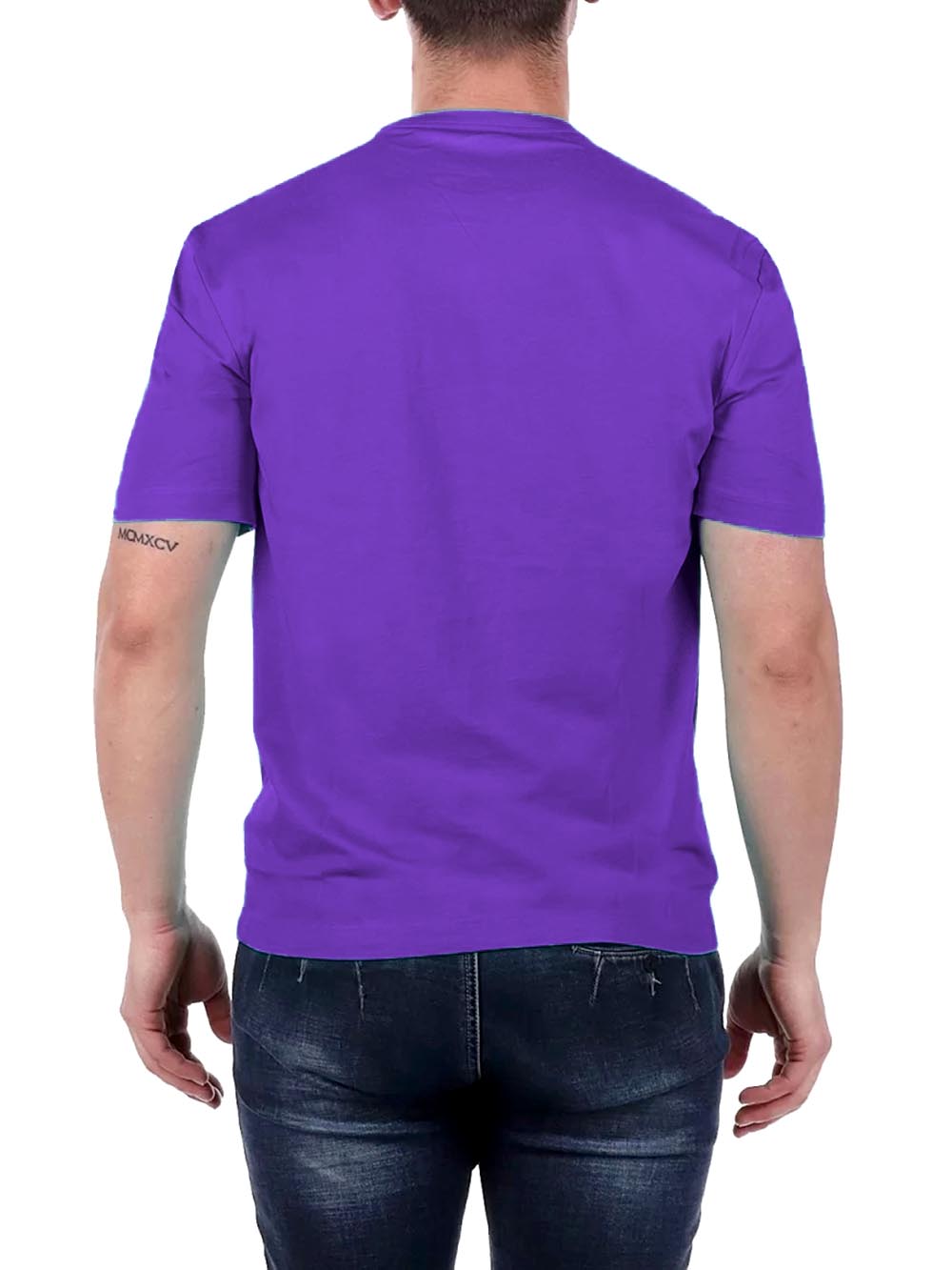 Blauer T-shirt Uomo 24sbluh02142 004547 Viola