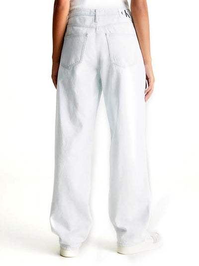 Calvin Klein Pantalone Donna Bianco