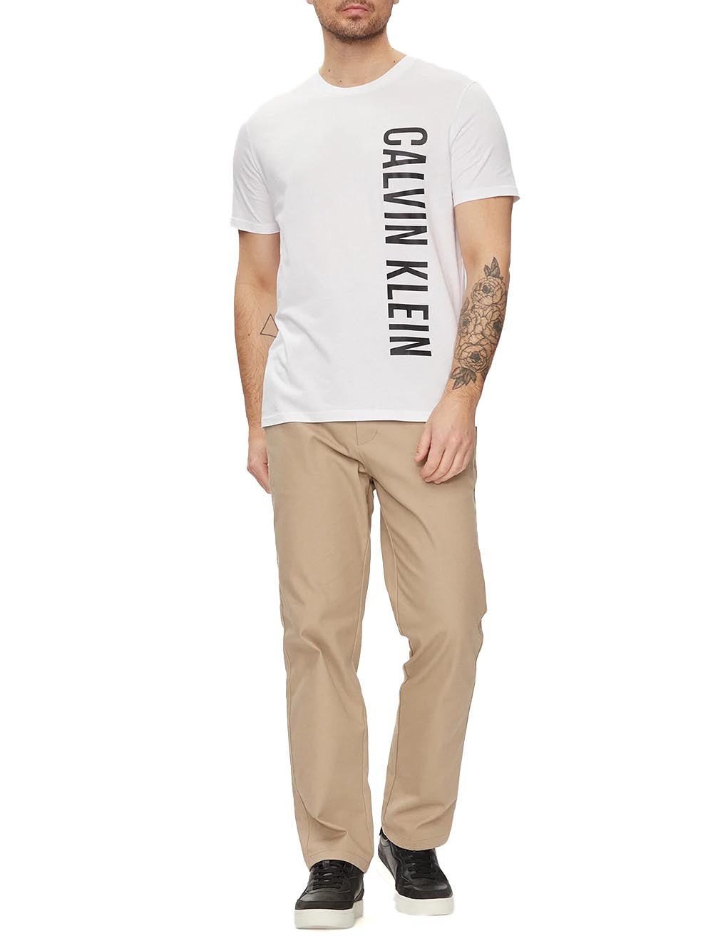 Calvin Klein T-shirt Uomo Km0km00998 Bianco