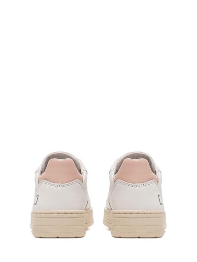 D.A.T.E. Sneakers Donna Court Mono W381 Bianco rosa