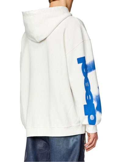 Diesel Felpa Uomo 12179 0jnaz Bianco