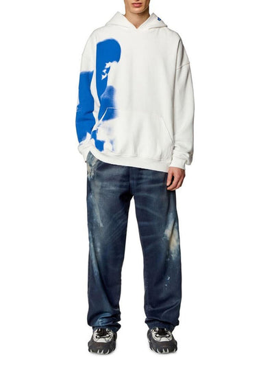 Diesel Felpa Uomo 12179 0jnaz Bianco