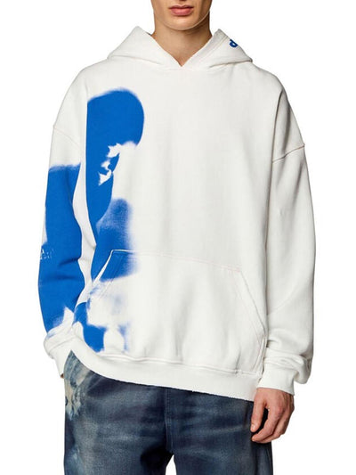 Diesel Felpa Uomo 12179 0jnaz Bianco