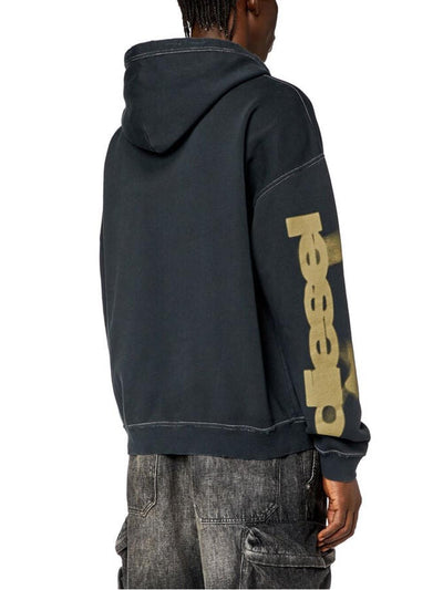 Diesel Felpa Uomo 12179 0jnaz Nero