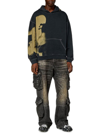 Diesel Felpa Uomo 12179 0jnaz Nero