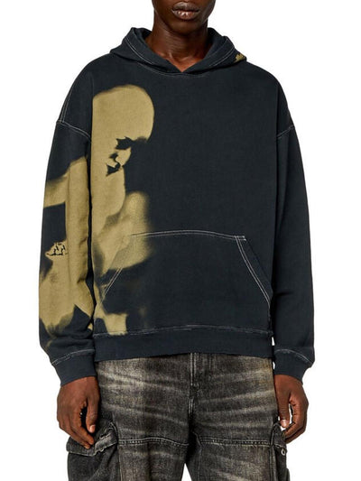 Diesel Felpa Uomo 12179 0jnaz Nero