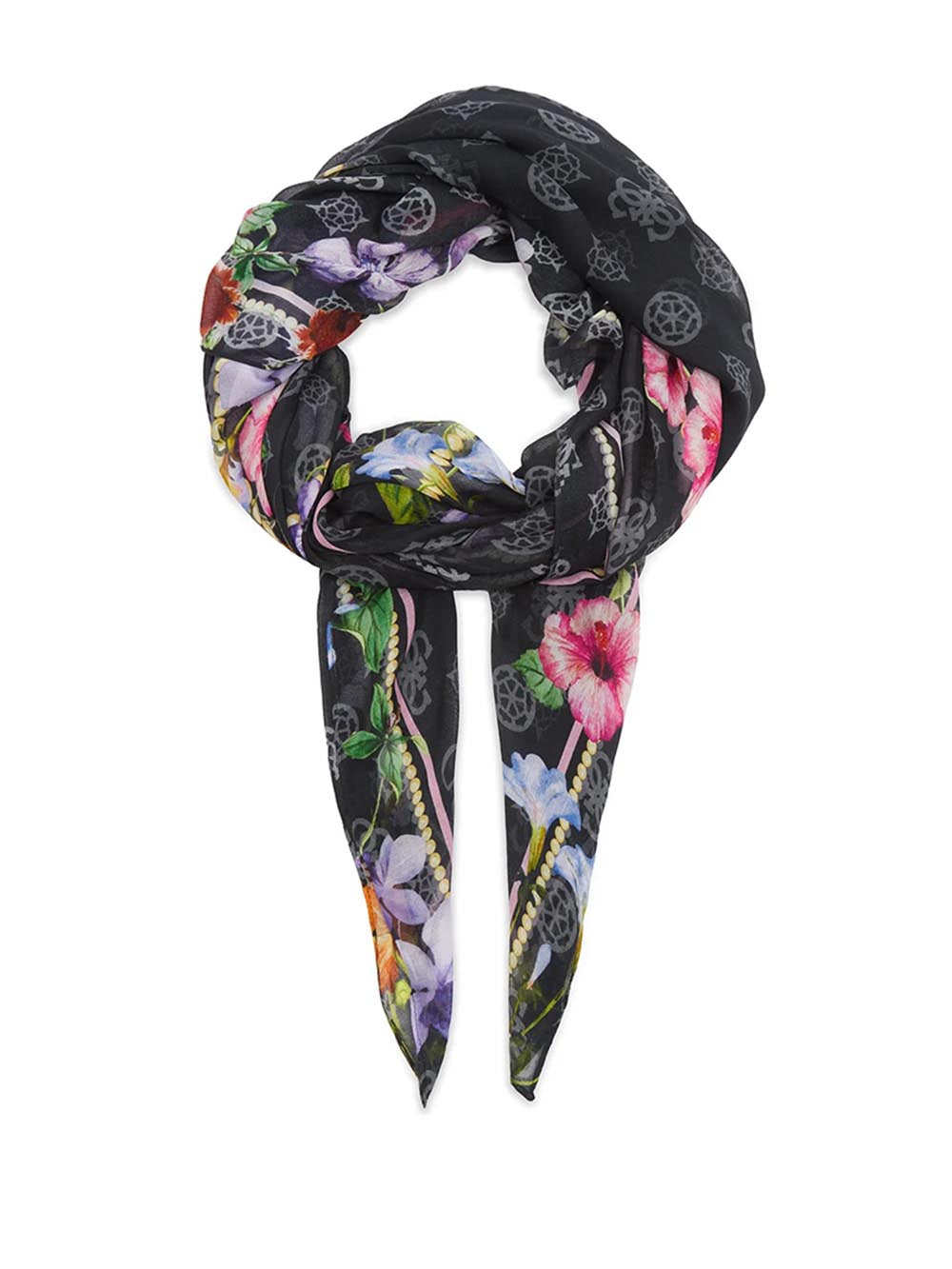 Guess Foulard Donna Aw9991 Cot03 Nero