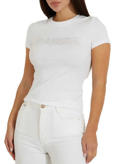 Guess T-shirt Donna W4gi14 J1314 Bianco