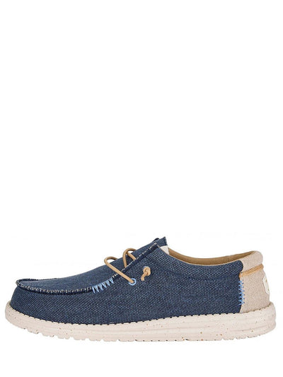 Hey Dude Mocassino Uomo Wally Coastline Jute Blu