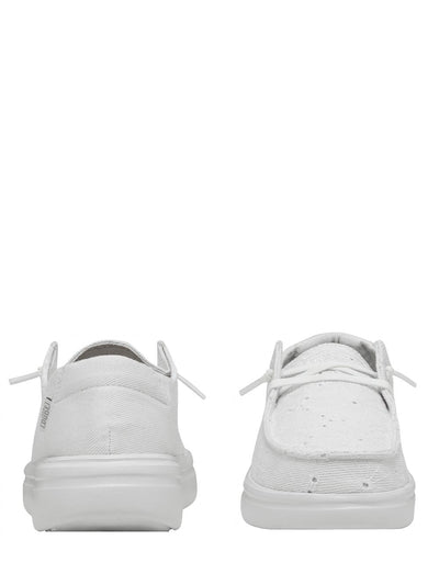 Hey Dude Mocassino Donna Wendy Rise Eyelet W Bianco