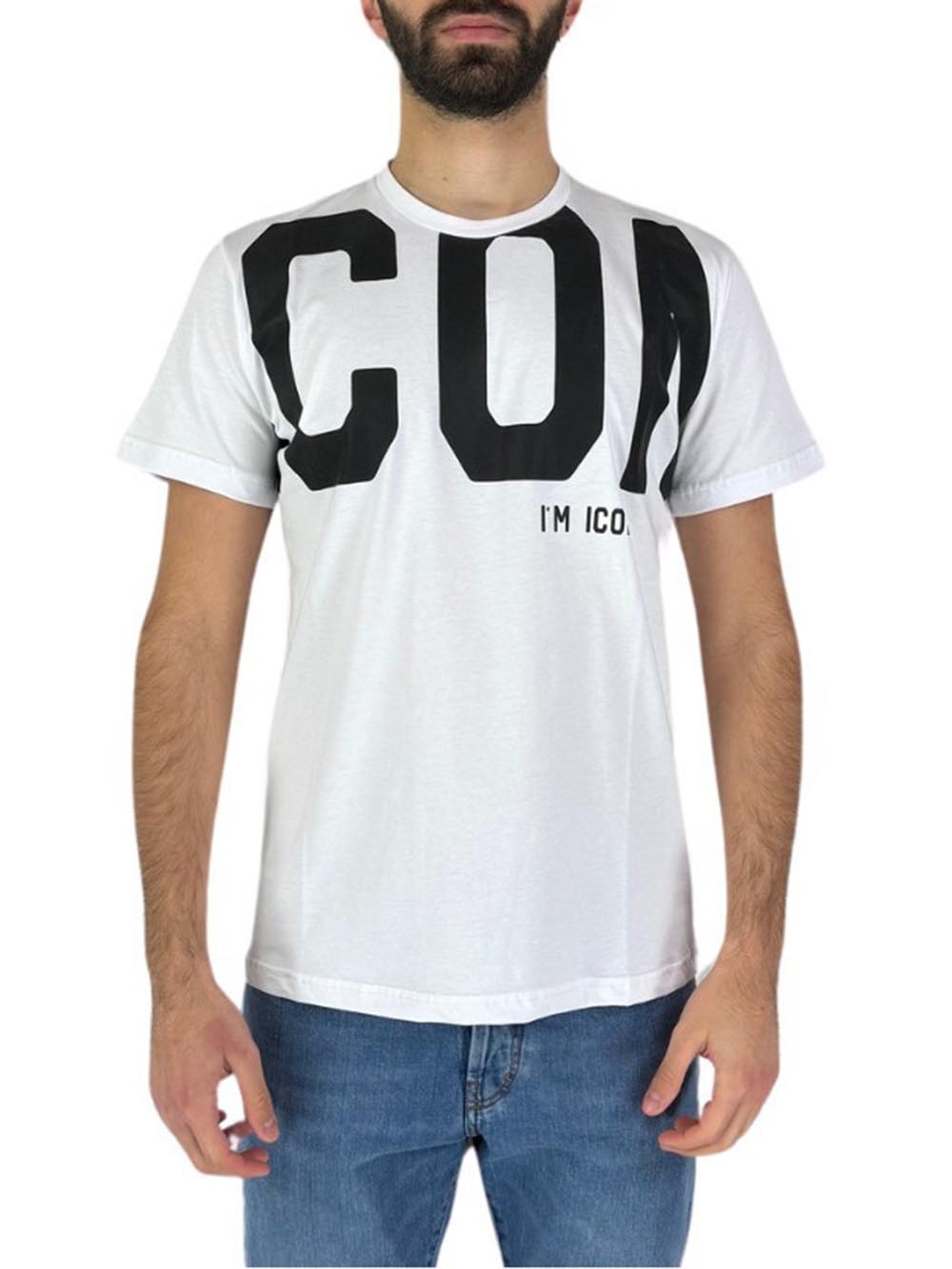 ICON T-shirt Uomo 8076t Bianco