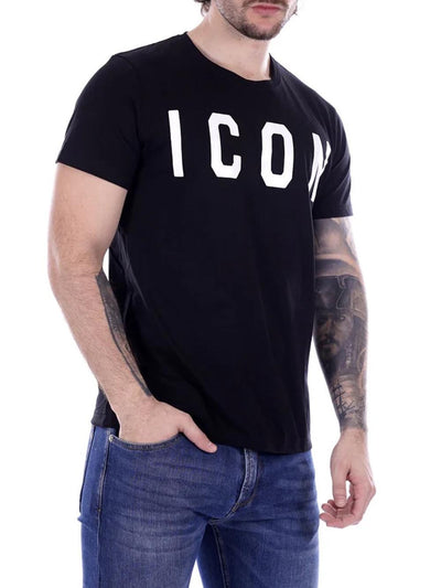 ICON T-shirt Uomo Iu8005t Nero