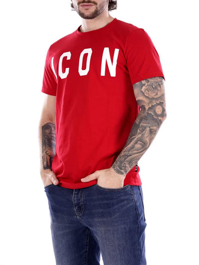 ICON T-shirt Uomo Iu8005t Rosso