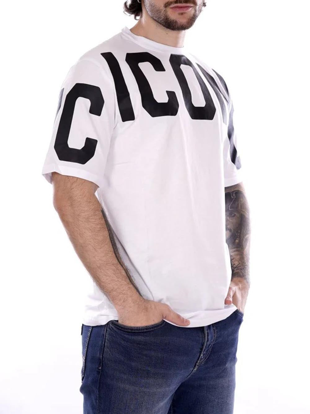 ICON T-shirt Uomo Iu8079t Bianco