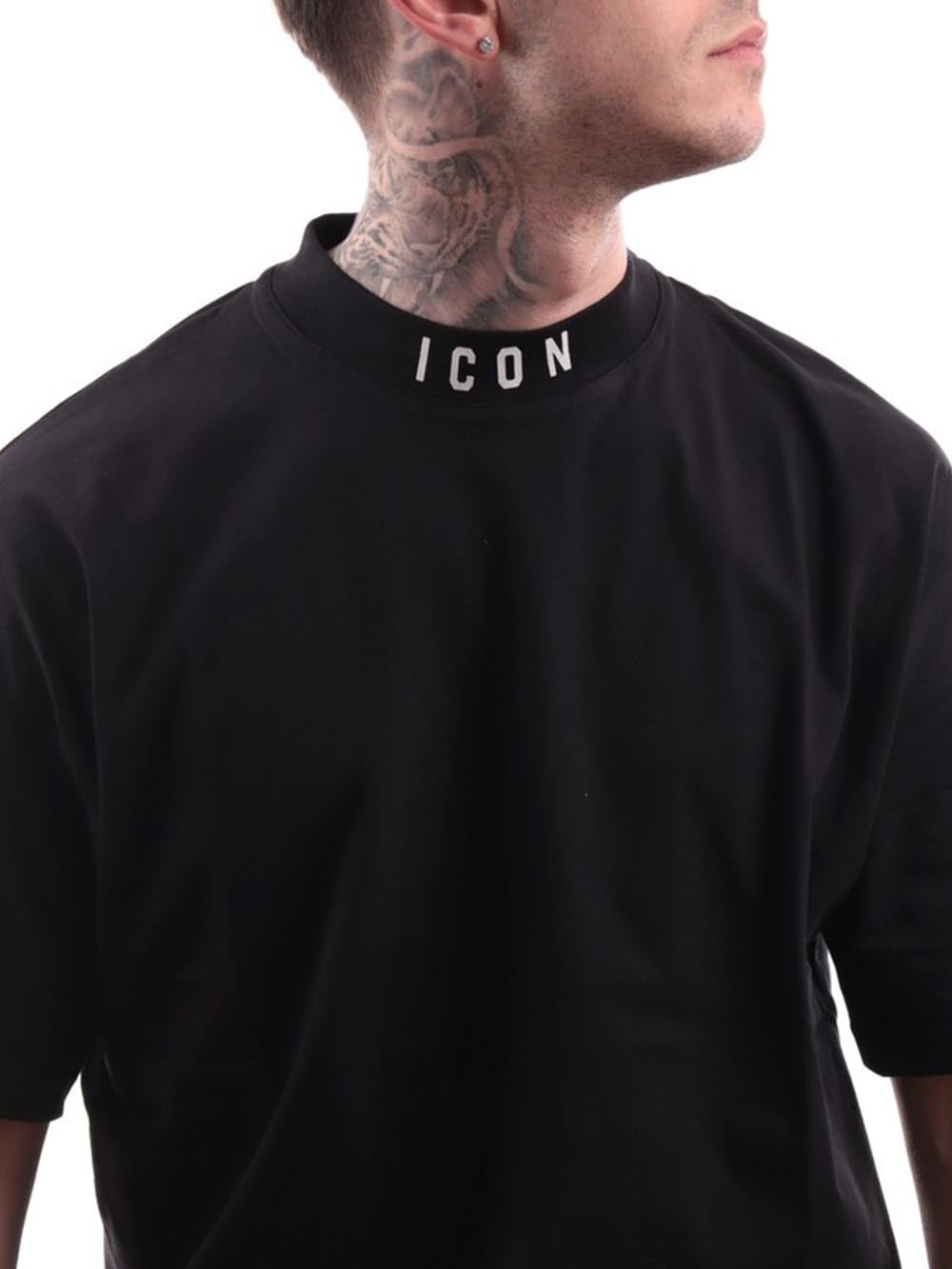ICON T-shirt Uomo Iu8133t Nero