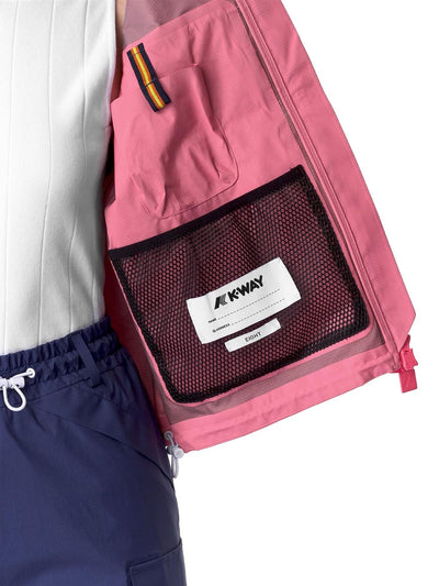 K-Way Giubbino Donna K11256w SoI-Shell Rosa