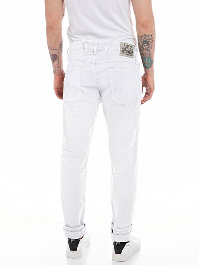Replay Jeans Uomo M914y .000.8488701 Bianco