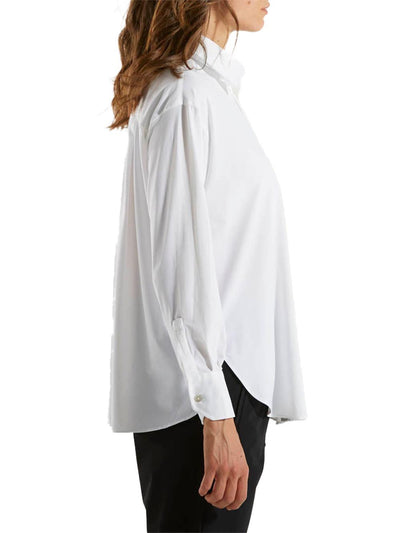 RRD Roberto Ricci Designs Camicia Donna Oxford Boyfriend Wom Shirt Bianco