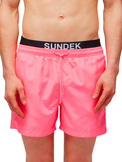 Sundek Costume Uomo Boardshort M721bdp0300 Rosa fluo