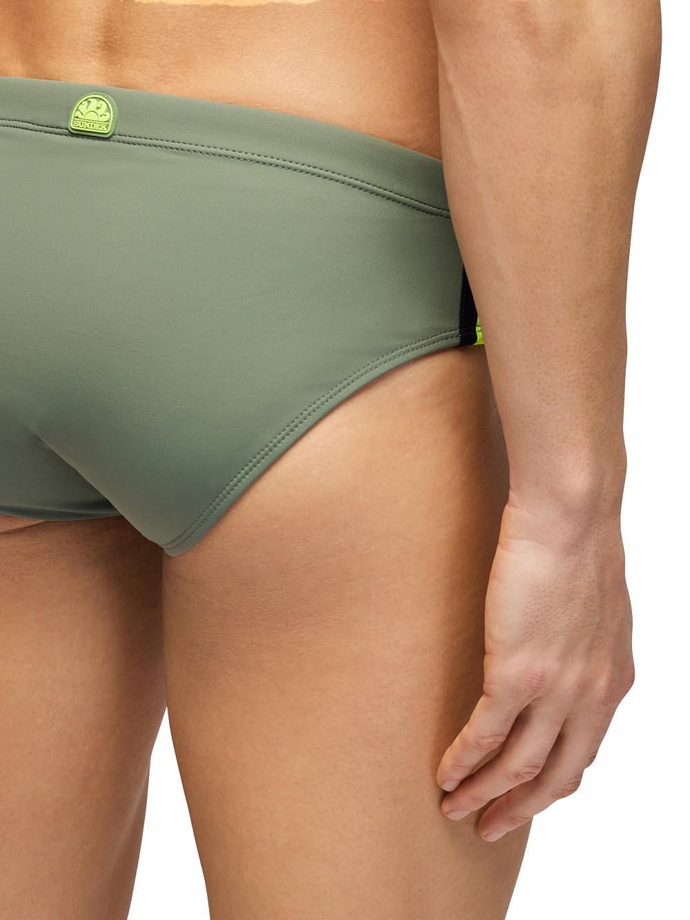 Sundek Costume Uomo Diwalter Swim Brief M279ssl3000 Verde