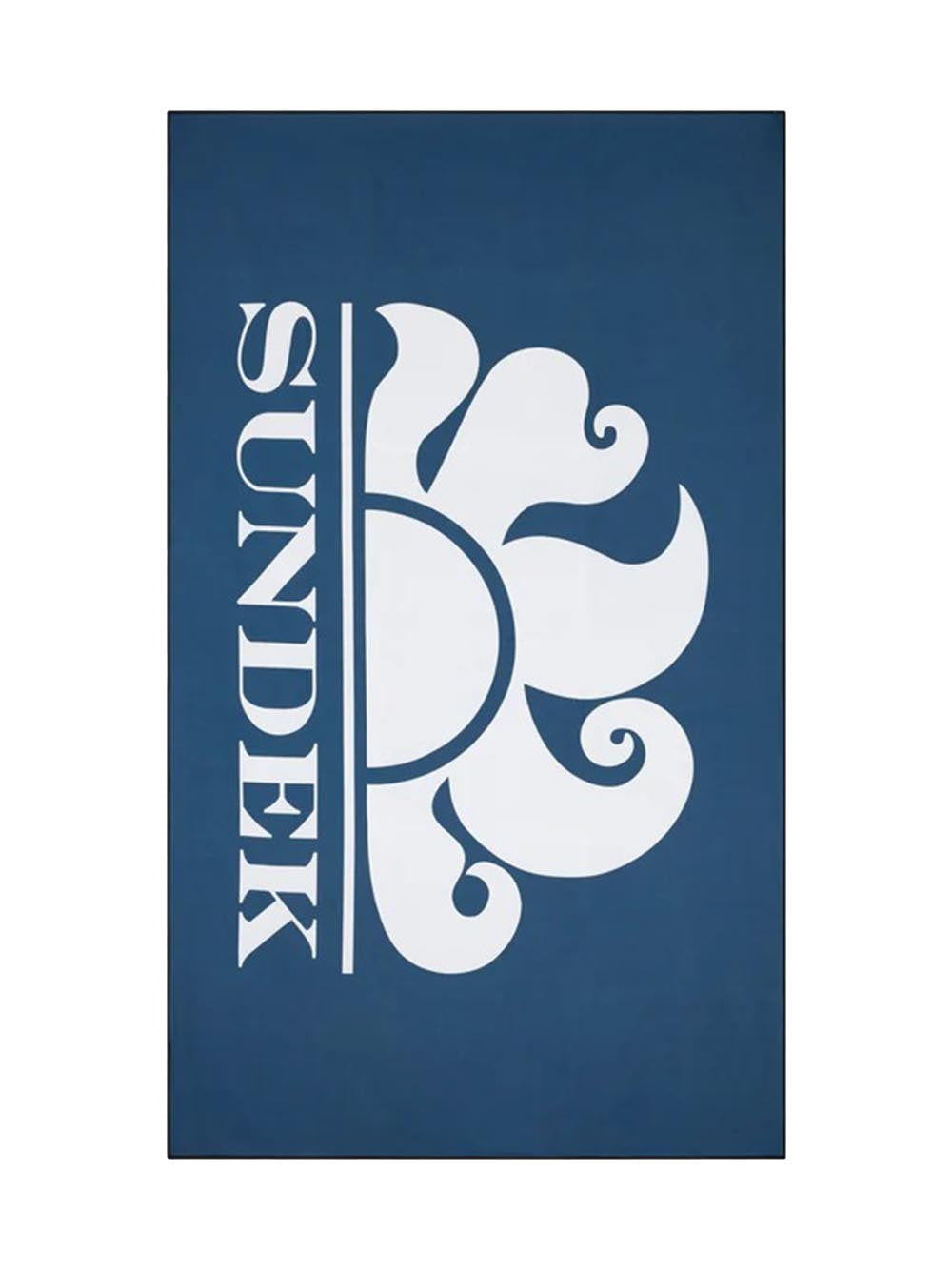 Sundek Telo Mare Unisex Jin Microfiber Towel Am398atmi100 Blu