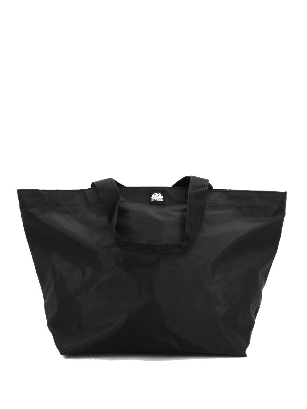 Sundek Borsa Shopper Donna Maxi Shopping Bag Am057abpv600 Nero